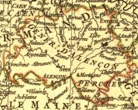 Carte de la Généralité d'Alençon, 1774