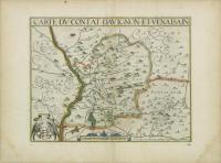 Carte d'Avignon et du Comtat Venaissin (1621)