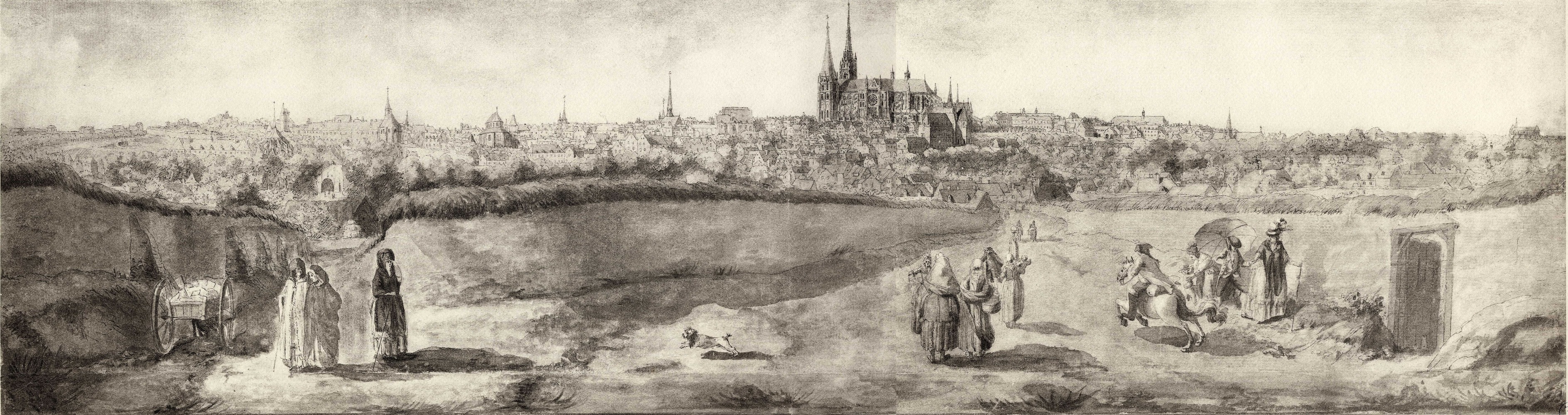 Vue de Chartres (1780)